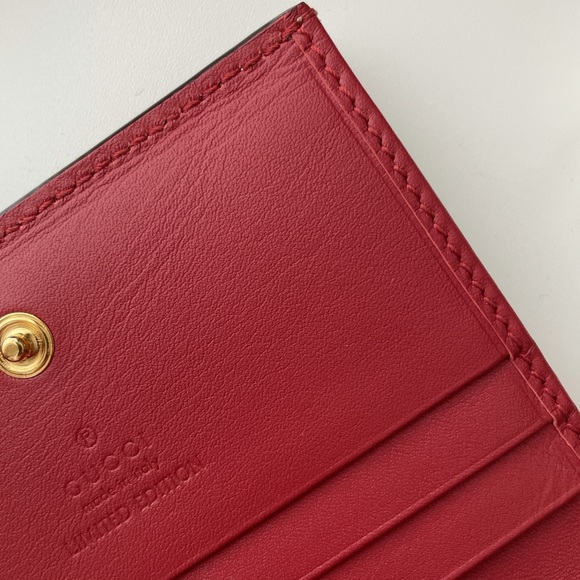 GUCCI-GG Supreme Monogram Bosco Patch Card Case - Picture 5 of 13